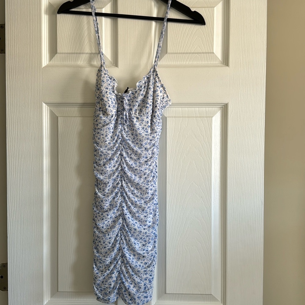 Mini body con summer floral dress
